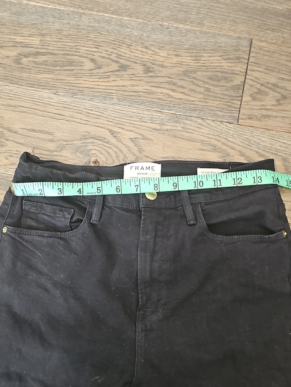 Frame Denim Ali High Rise Cigarette Jeans - Picture 6 of 7